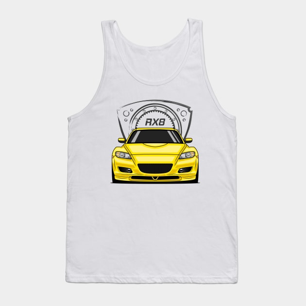 Yellow RX8 JDM Tank Top by GoldenTuners